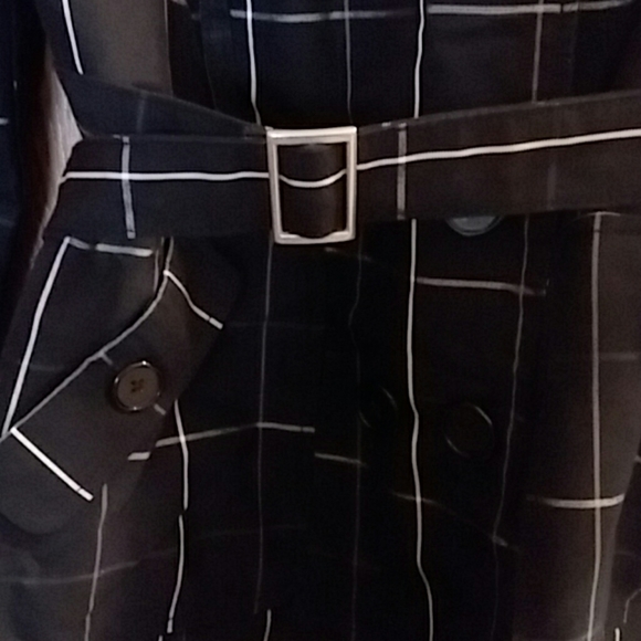 Merona Rain/Trench Coat, - Picture 3 of 4